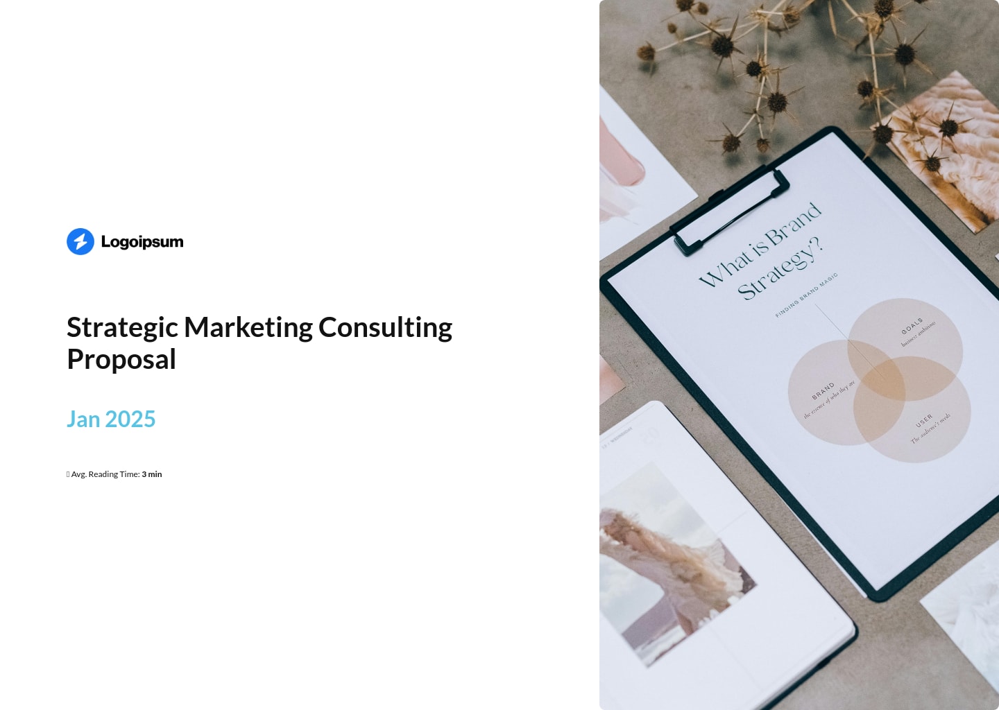 marketing consulting proposal