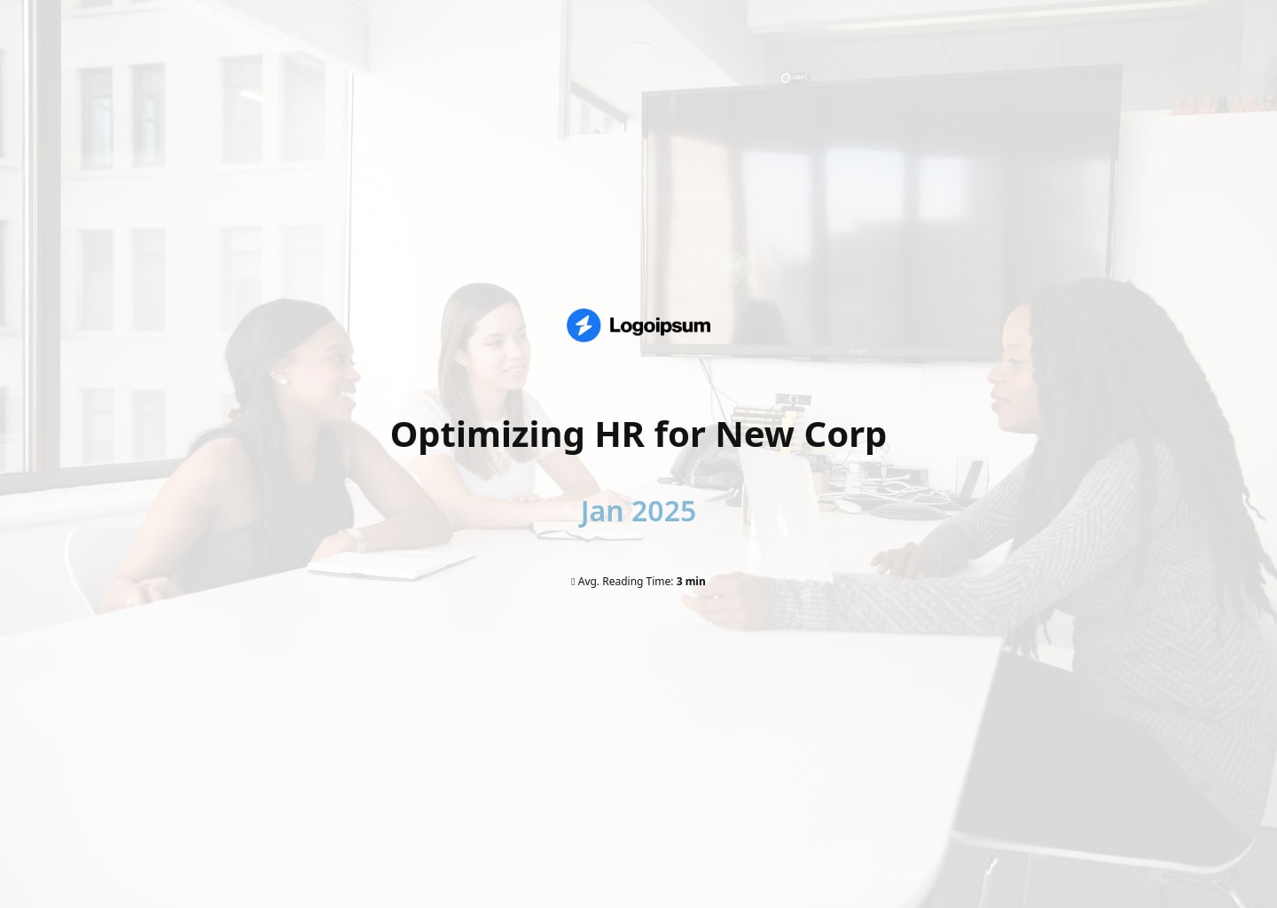 HR consulting proposal