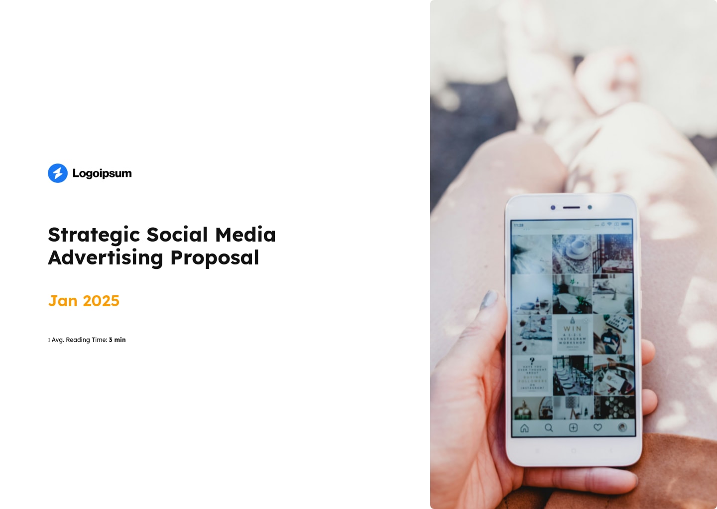 social media advertising proposal