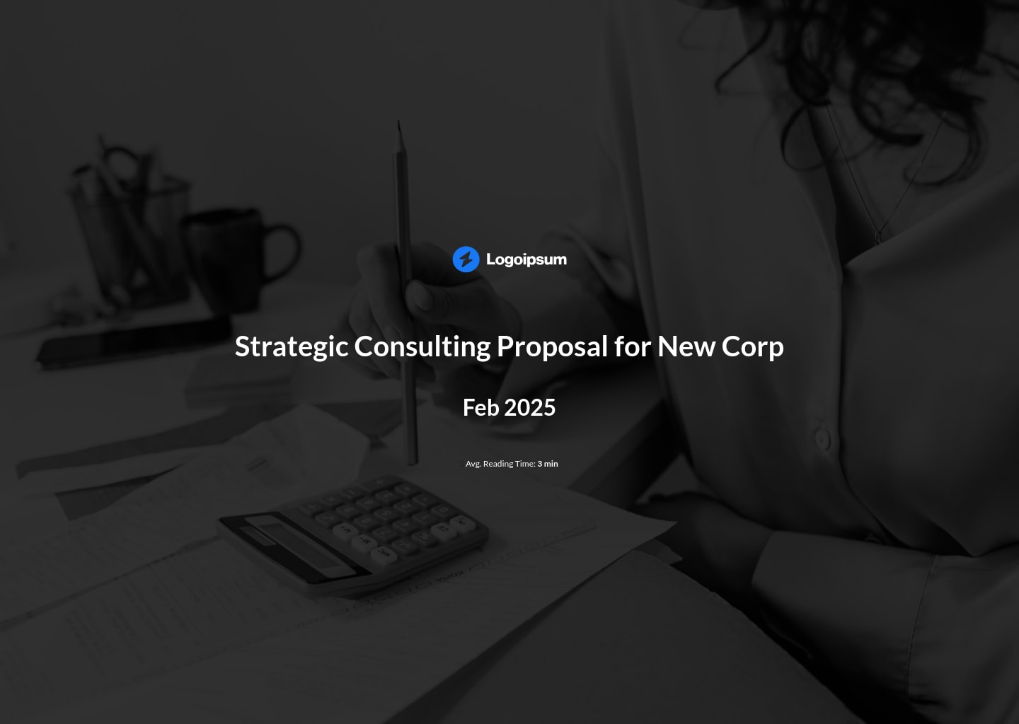 consulting service proposal