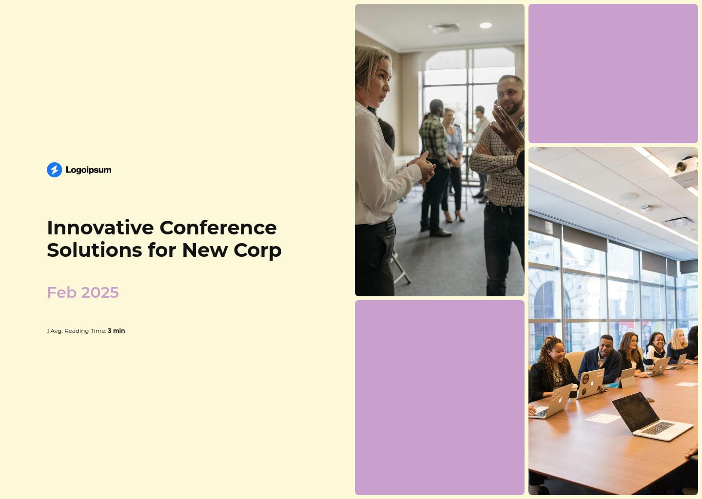 conference event proposal