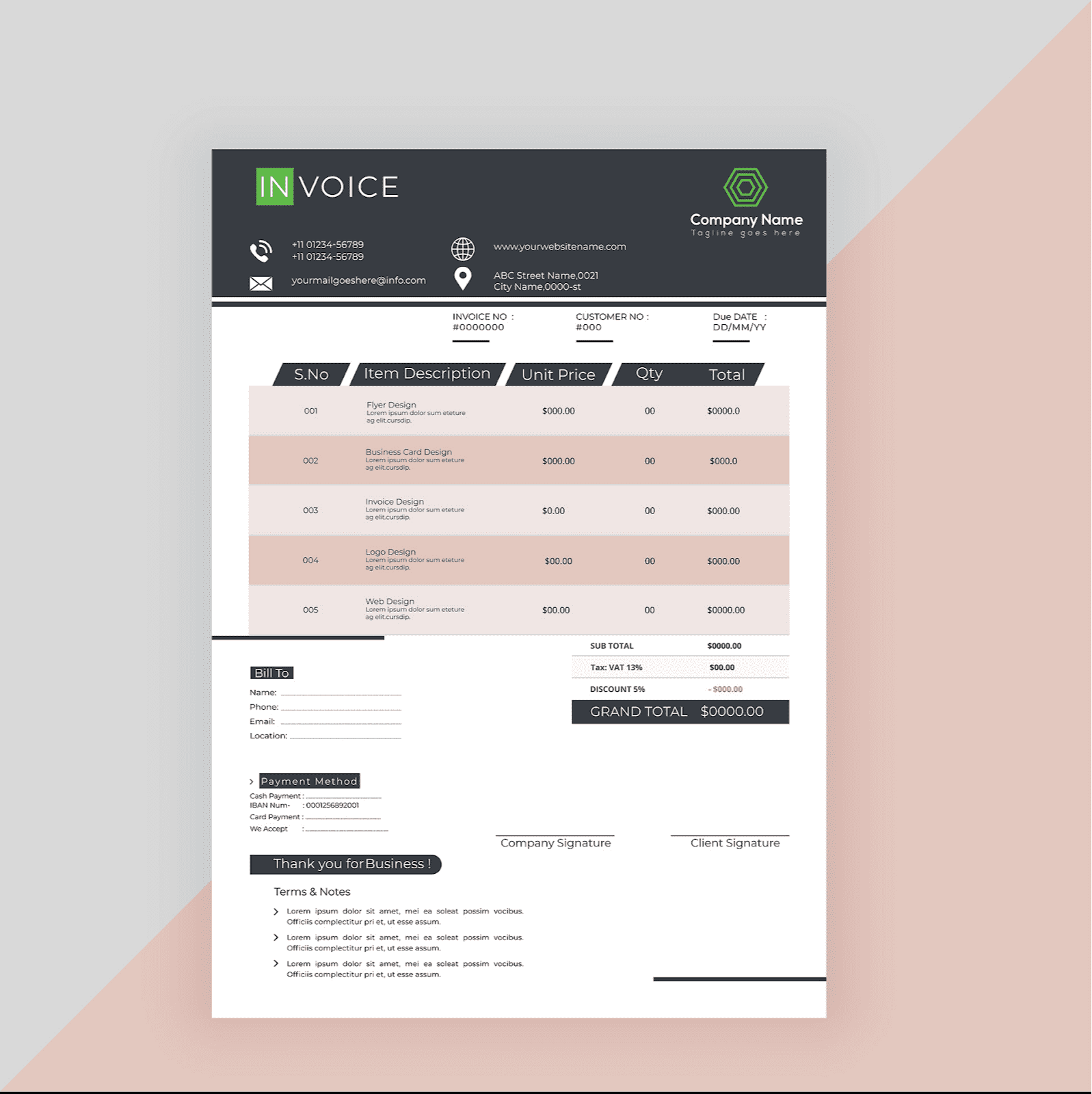 Best Free Invoice Templates [Word, Excel, PDF] - Hubstaff Blog