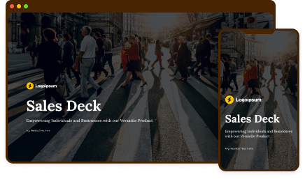 sales pitch deck creator