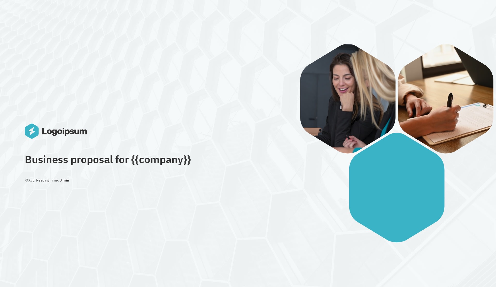 sales proposal package
