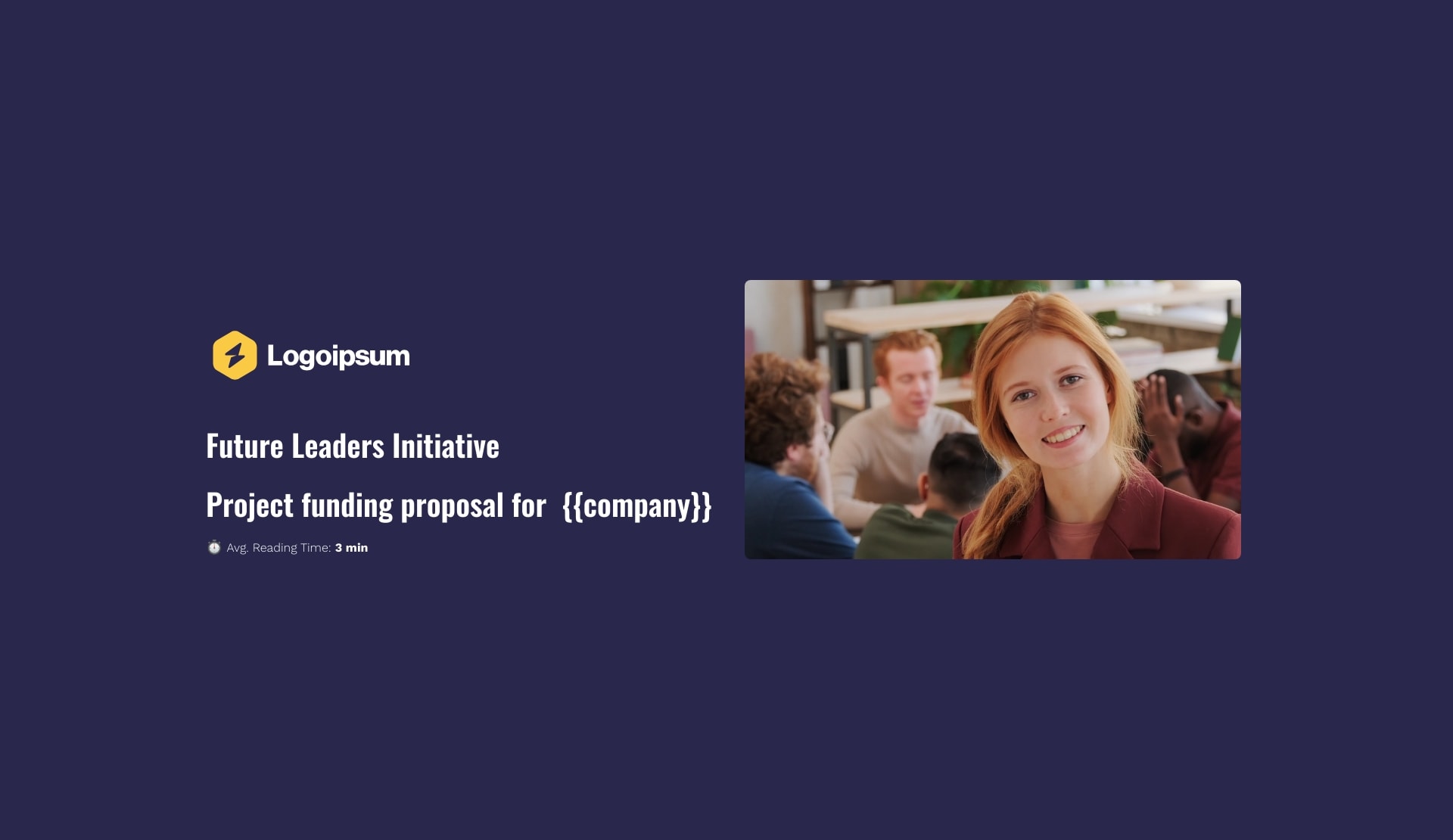 major donor proposal