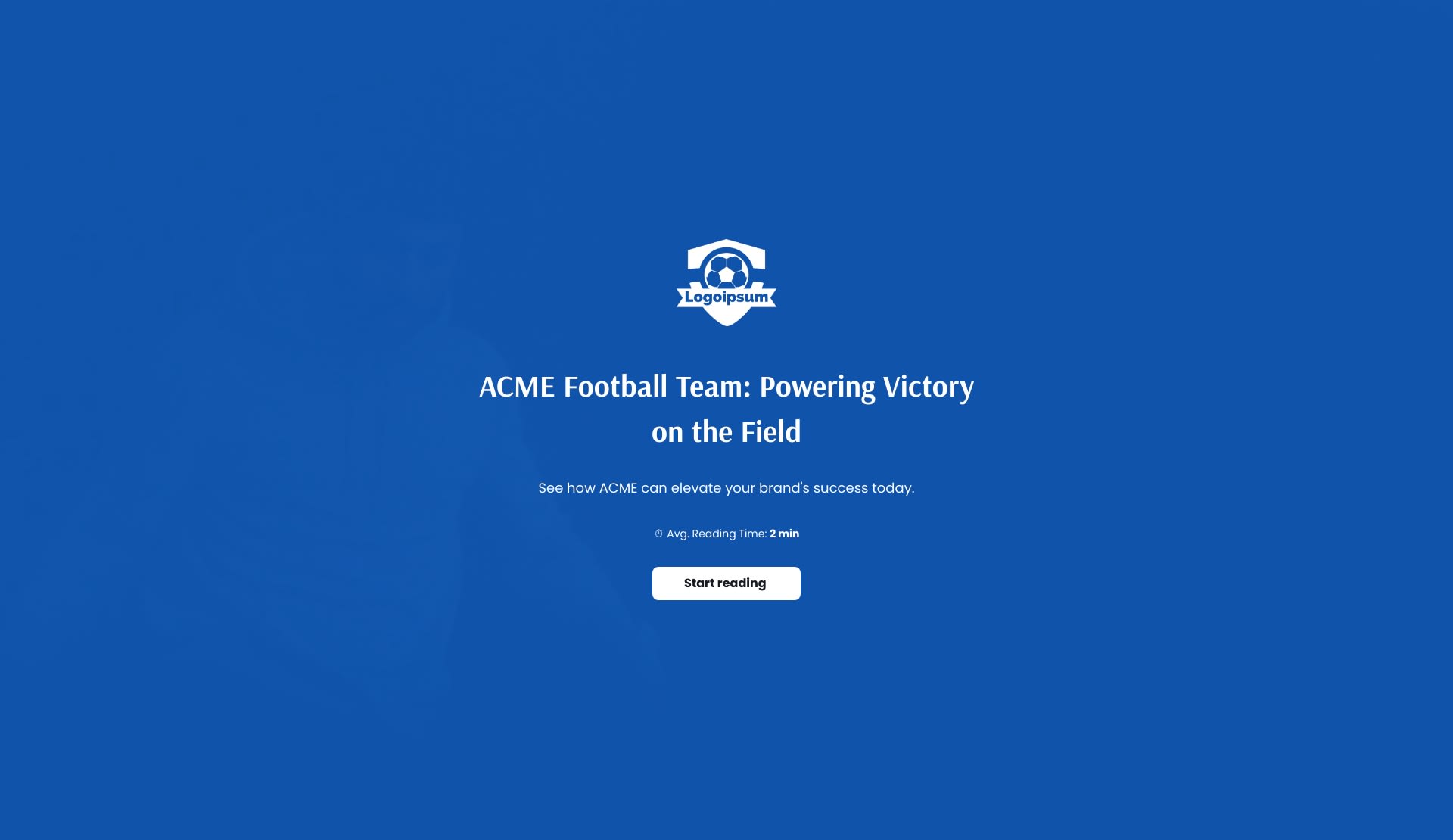 football club sport sponsorship proposal
