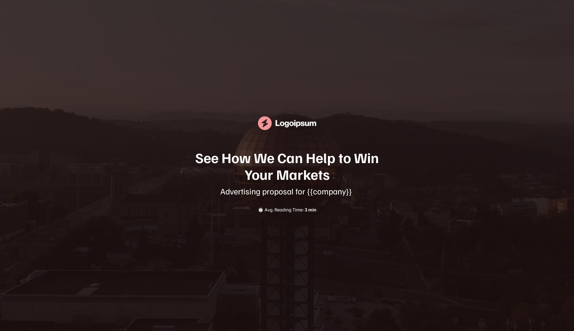Linkedin advertising proposal