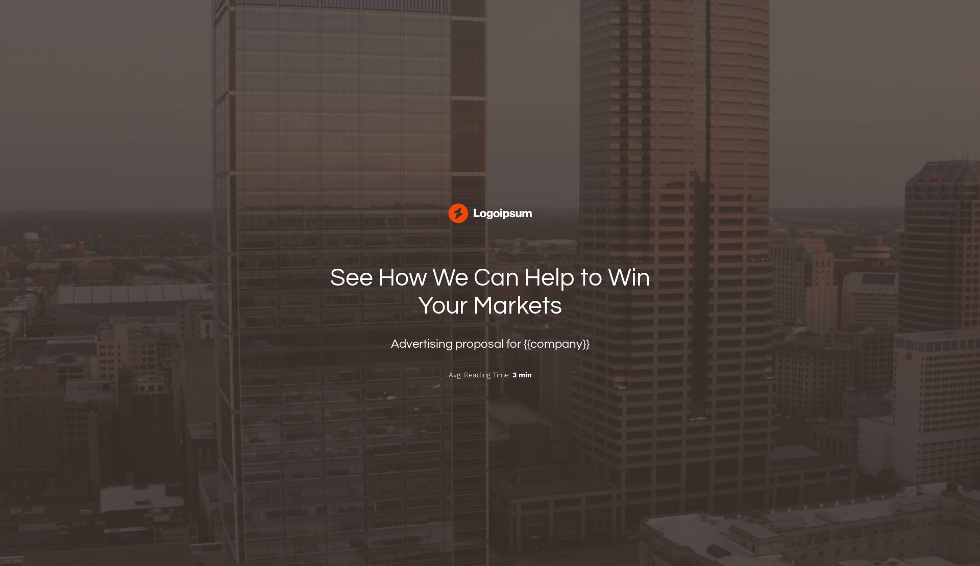 digital advertising proposal