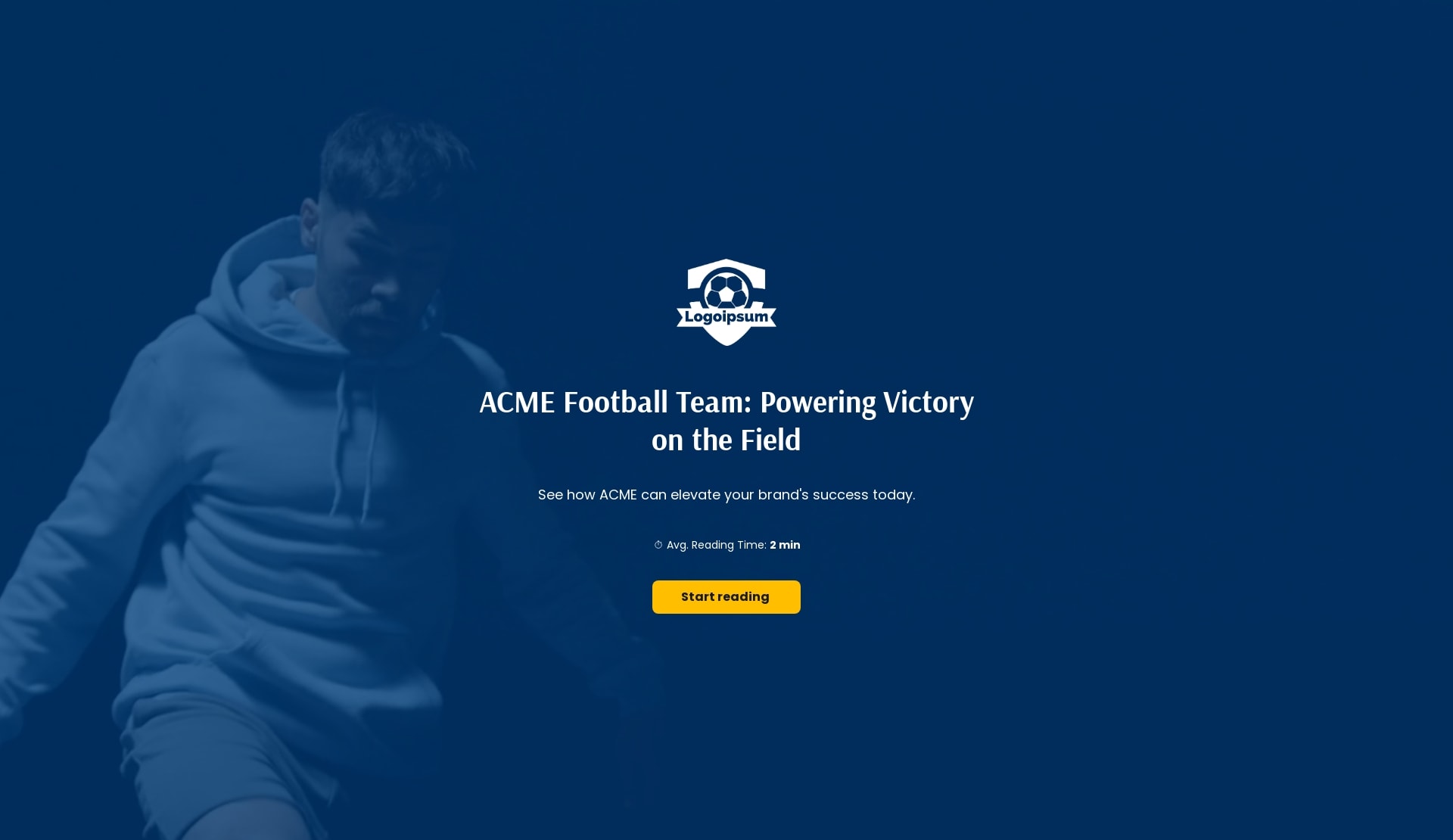 soccer sponsorship proposal