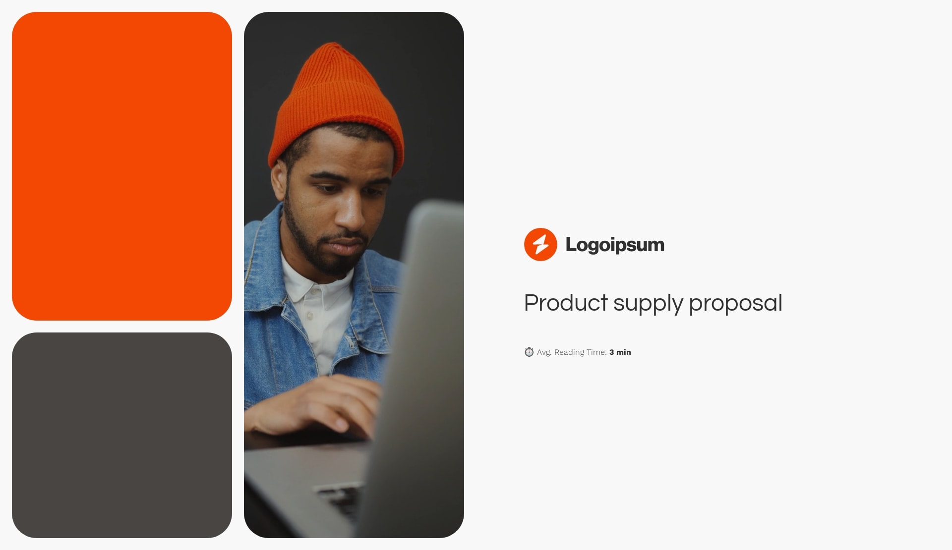 product supply proposal