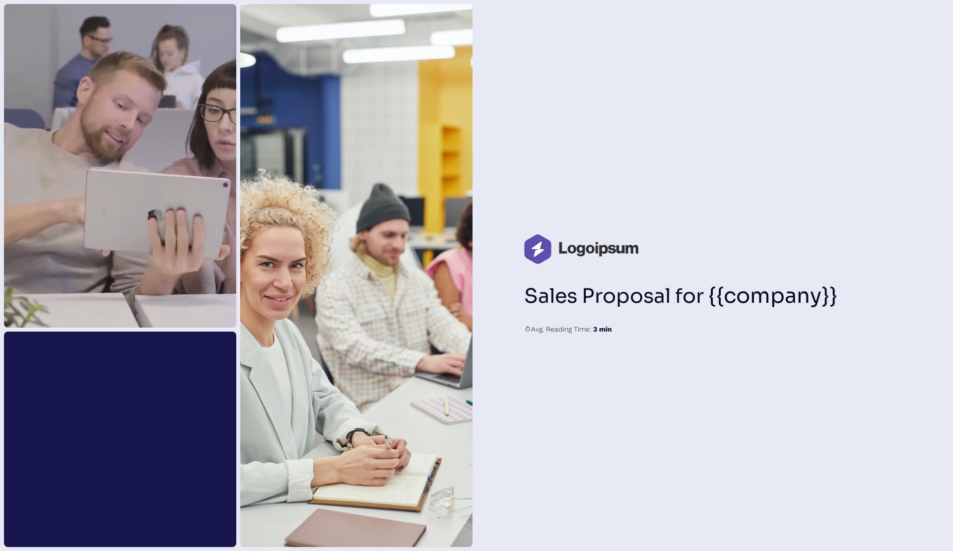 strategic sales proposal